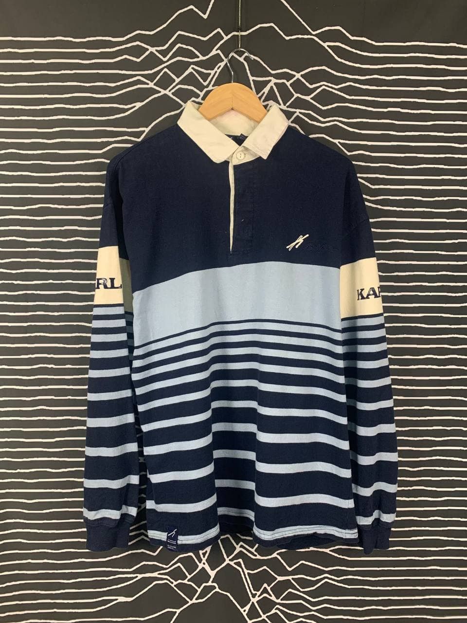 Karl Kani Vtg Karl Kani Hip Hop Streetwear Rugby Polo Stripe Tee Size US XL / EU 56 / 4 - 1 Thumbnail