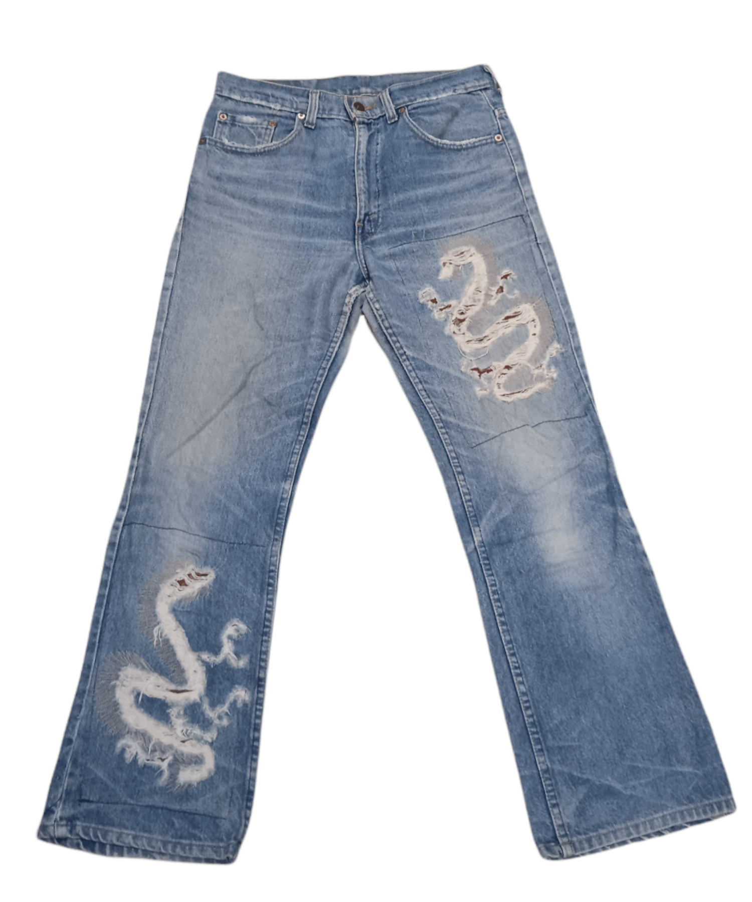 🌟Vintage 90s Levi's 517 with Dragons Embroidery
