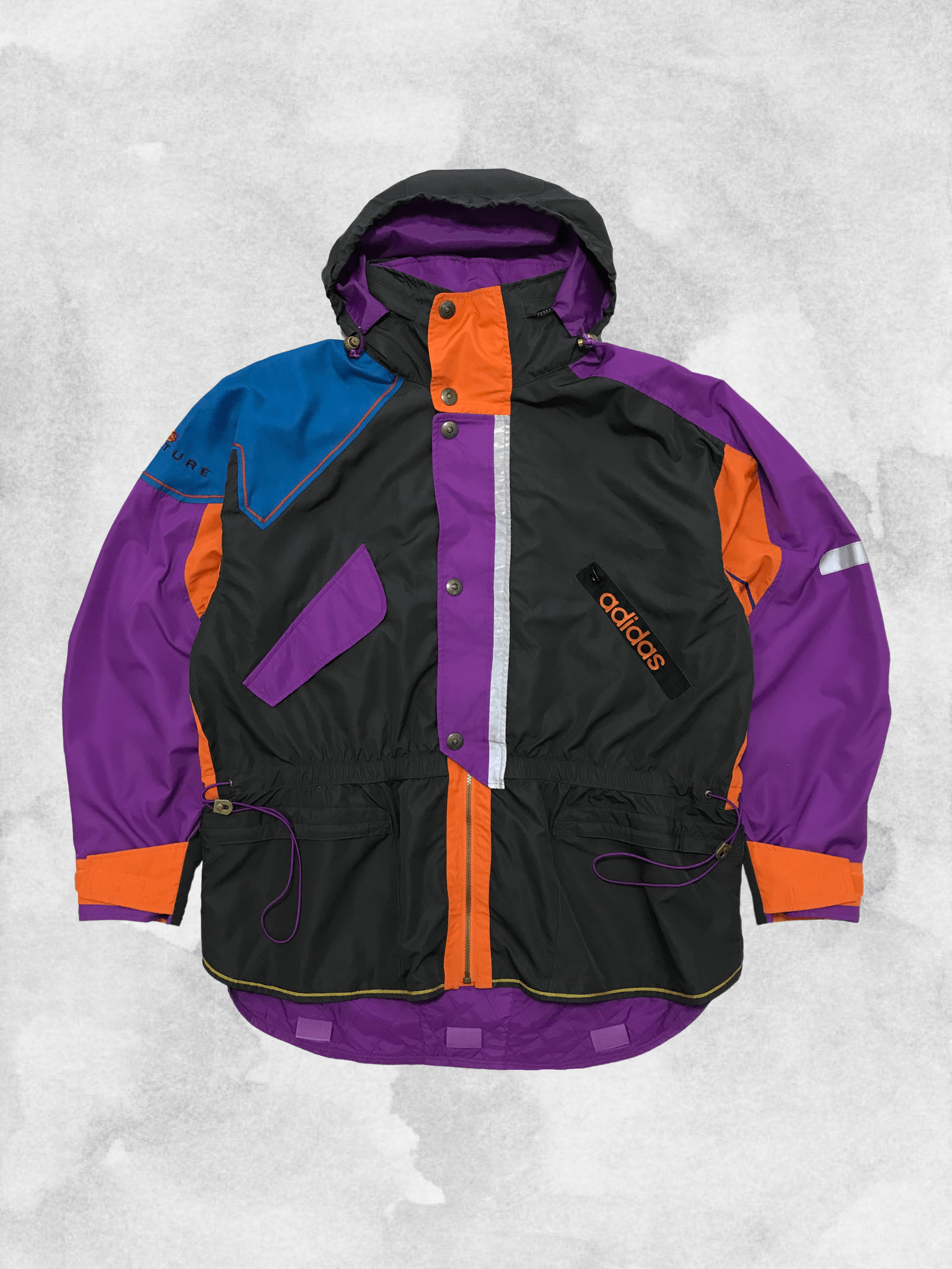 Adidas × Vintage ADIDAS ADVENTURE Vintage Jacket 90s Streetwear Windbreaker Size US L / EU 52-54 / 3 - 1 Thumbnail