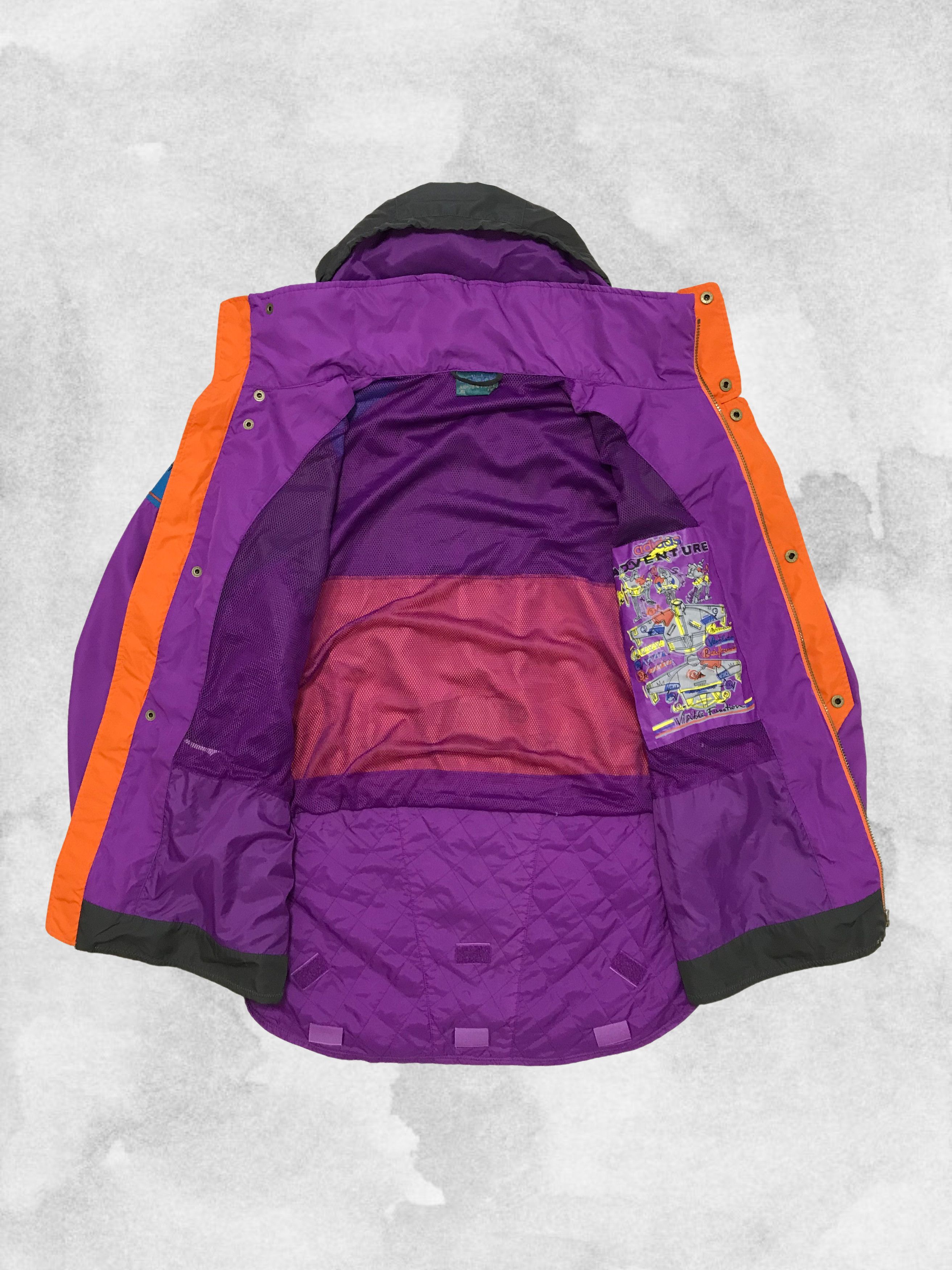 Adidas × Vintage ADIDAS ADVENTURE Vintage Jacket 90s Streetwear Windbreaker Size US L / EU 52-54 / 3 - 3 Thumbnail