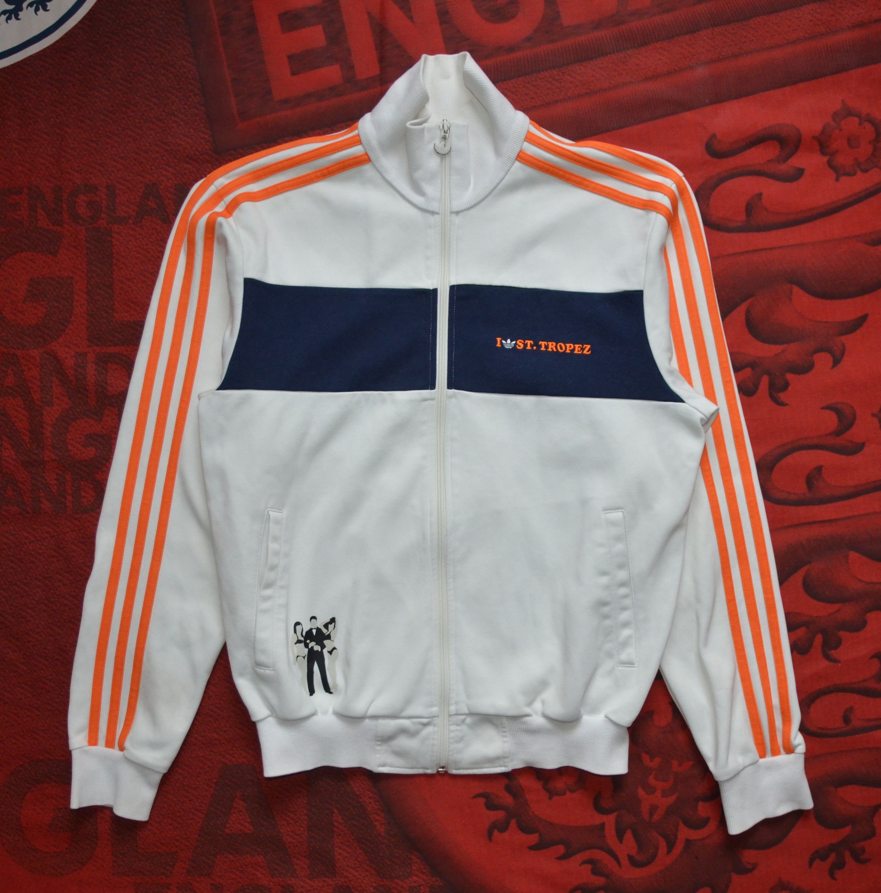 Adidas Very Rare Vintage Vintage Adidas St.Tropez Mens Track Jacket Very Rare Retro Grailed