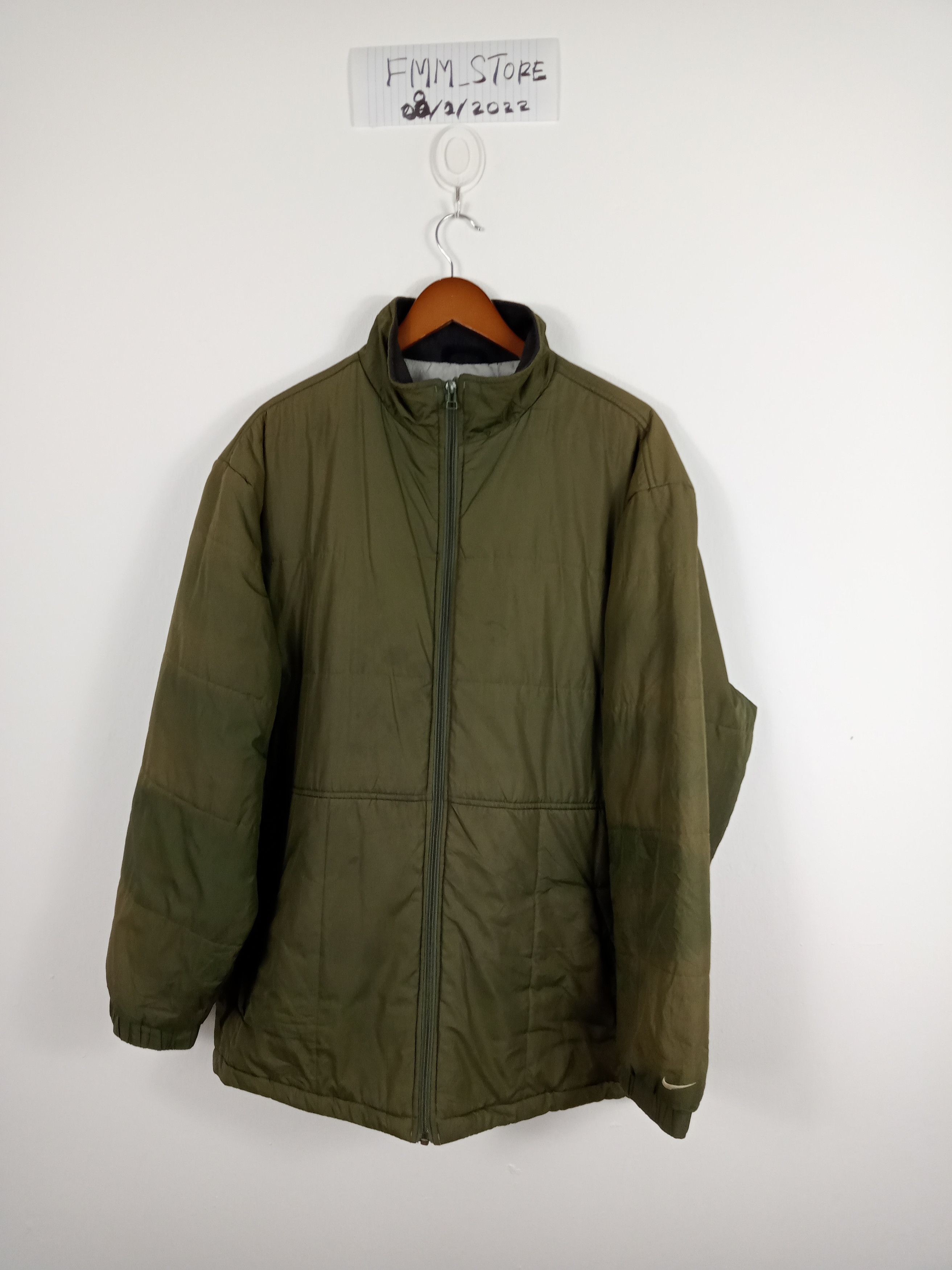 Nike × Vintage Vintage 90s Nike Puffer Jacket Size US XL / EU 56 / 4 - 1 Thumbnail