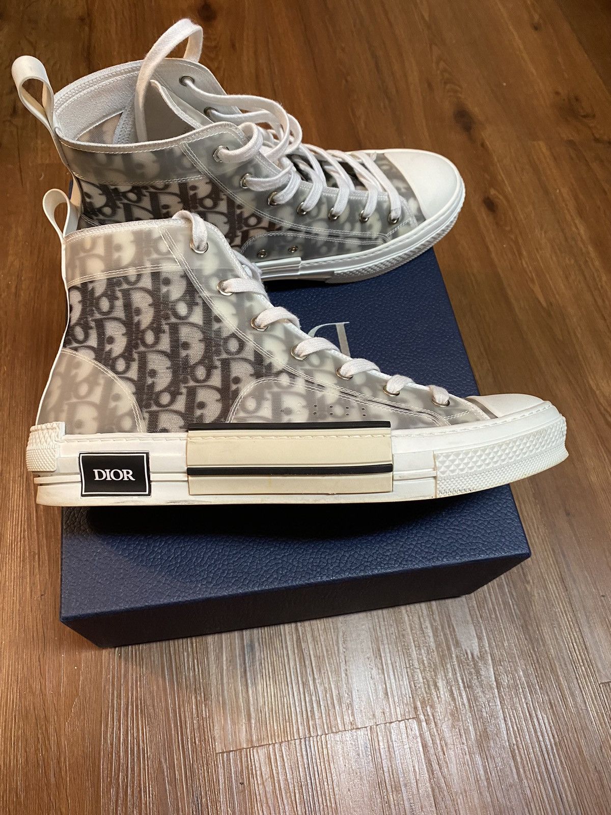 Dior Dior B23 oblique size 11 high top Size US 11 / EU 44 - 2 Thumbnail