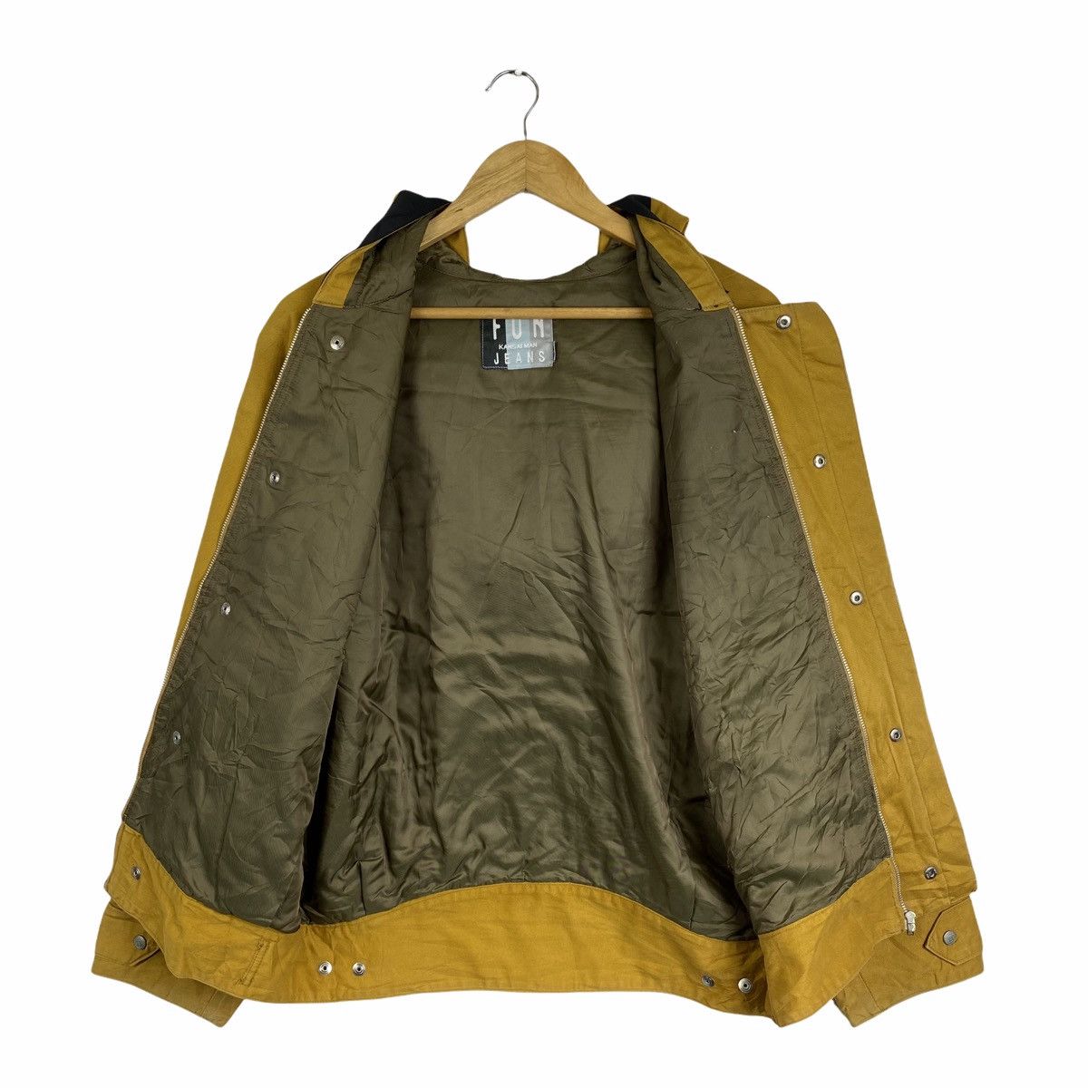 Kansai Yamamoto Vintage KANSAI MAN JEANS Kansai Yamamoto Hoodie Jacket Size US L / EU 52-54 / 3 - 3 Thumbnail