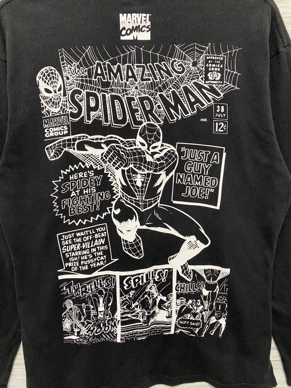 Marvel Comics RARE🔥MARVEL COMICS X SPIDER-MAN DISTRESSED LONG SLEEVE TEE Size US S / EU 44-46 / 1 - 6 Thumbnail