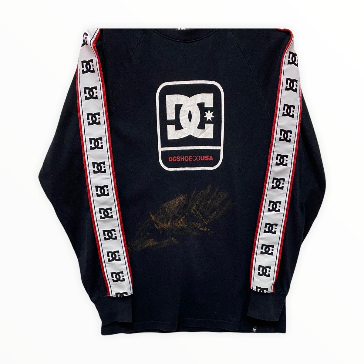 DC DCSHOECOUSA SIDE TAPE BIG LOGO EMBROIDERY TEE Size US S / EU 44-46 / 1 - 3 Thumbnail