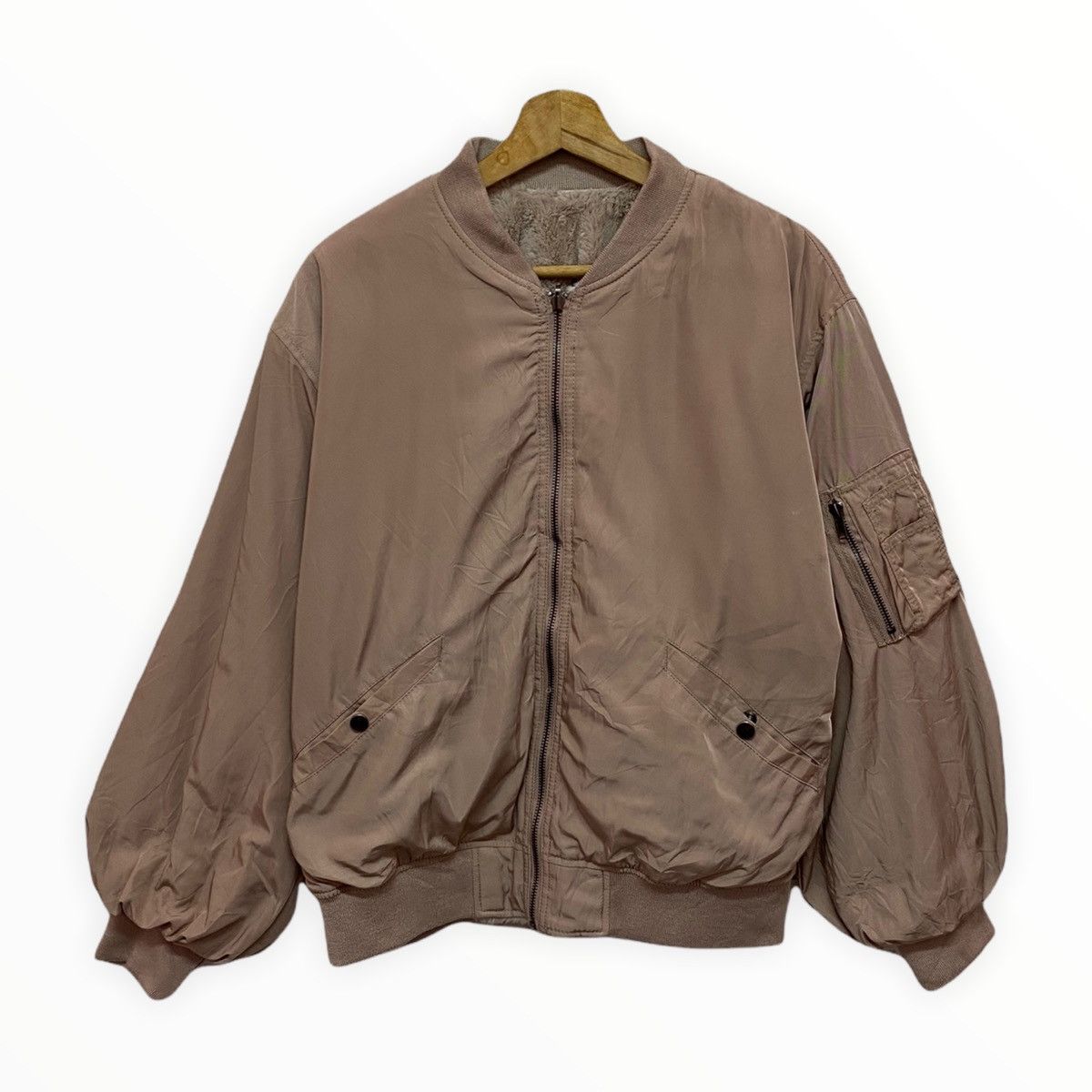Japanese Brand JAPAN BRAND LUXURIOUS MINK FUR COAT BOMBER JACKET REVERSIBLE Size US L / EU 52-54 / 3 - 6 Thumbnail