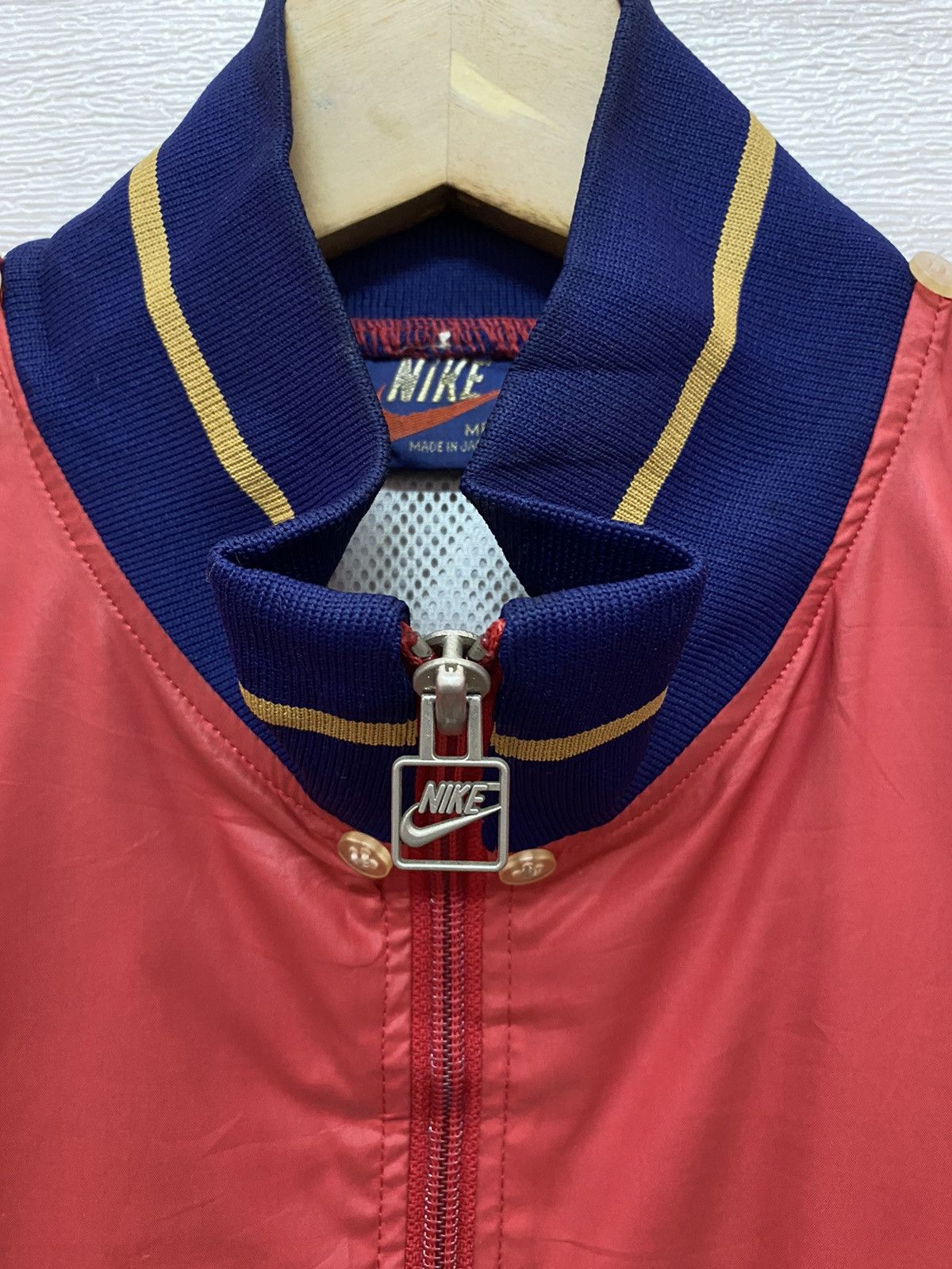 Nike RARE‼️NIKE BLUE TAG MADE IN JAPAN NYLON LIGHT JACKET Size US M / EU 48-50 / 2 - 9 Thumbnail