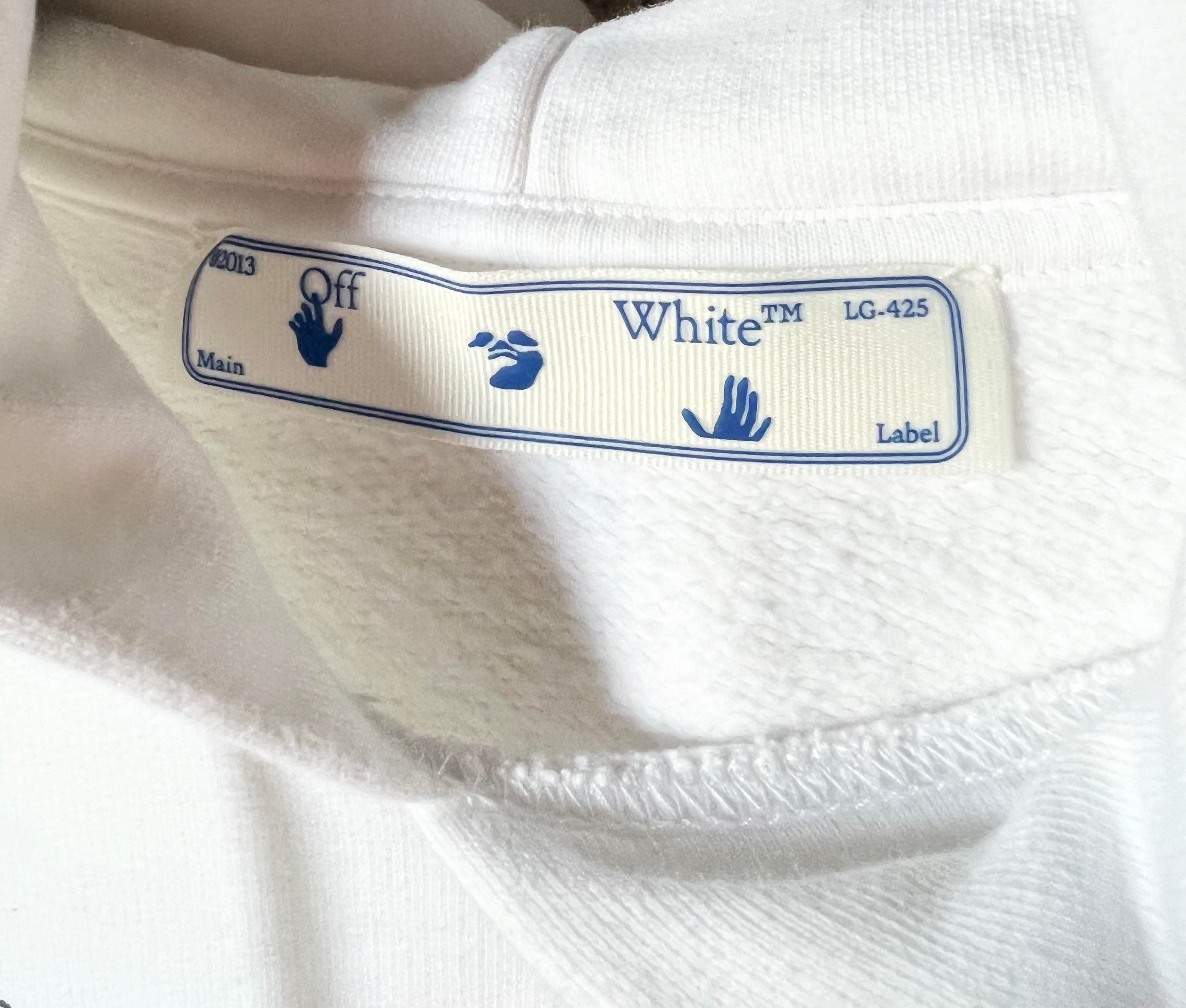 Off-White BNWT OFF-WHITE PAINT SPLAT ARROW HOODIE Size US S / EU 44-46 / 1 - 6 Thumbnail