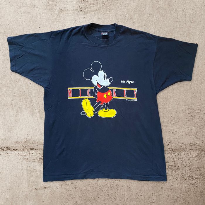 Vintage Vintage Mickey Mouse Las Vegas T Shirt Single Stitch USA | Grailed