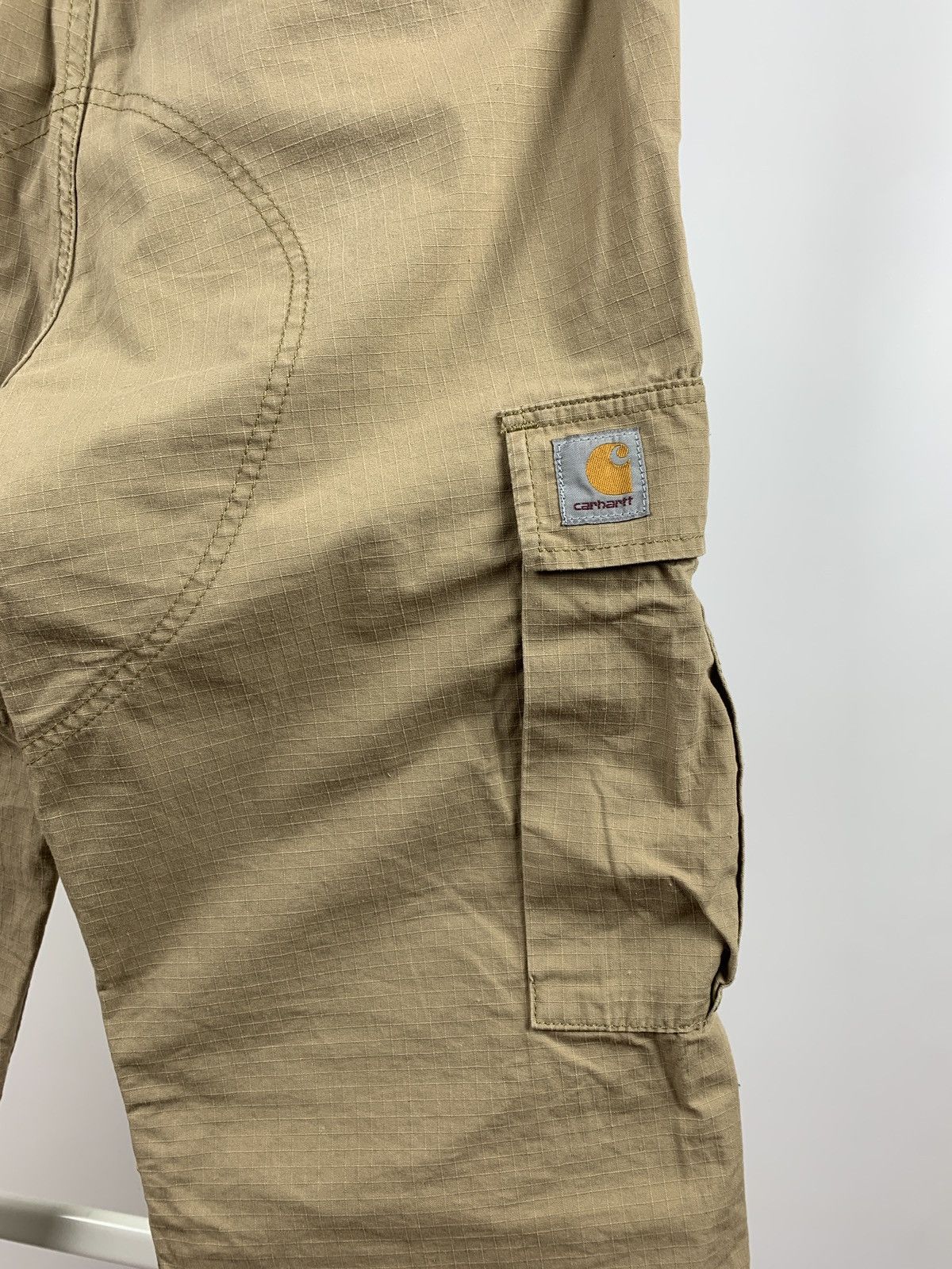Carhartt Vintage Carhartt WIP Beige Regular Cargo Pants Travis Style Size US 33 - 8 Thumbnail