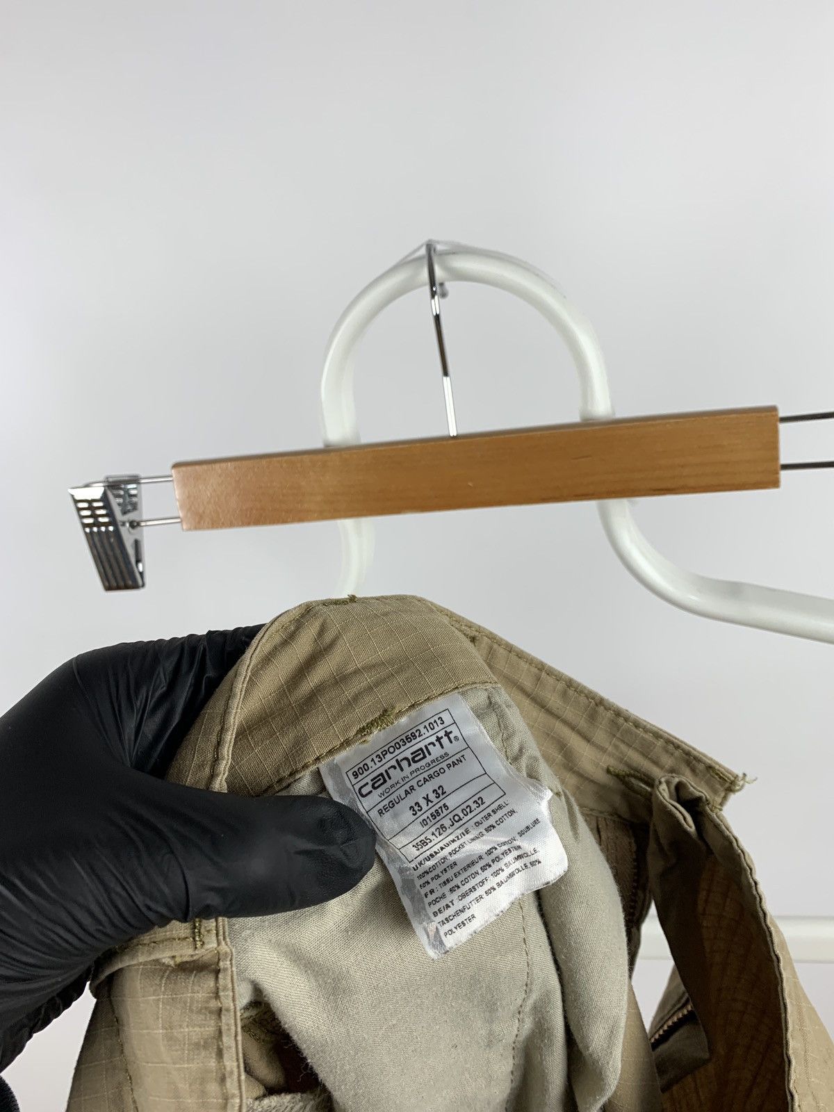Carhartt Vintage Carhartt WIP Beige Regular Cargo Pants Travis Style Size US 33 - 14 Thumbnail