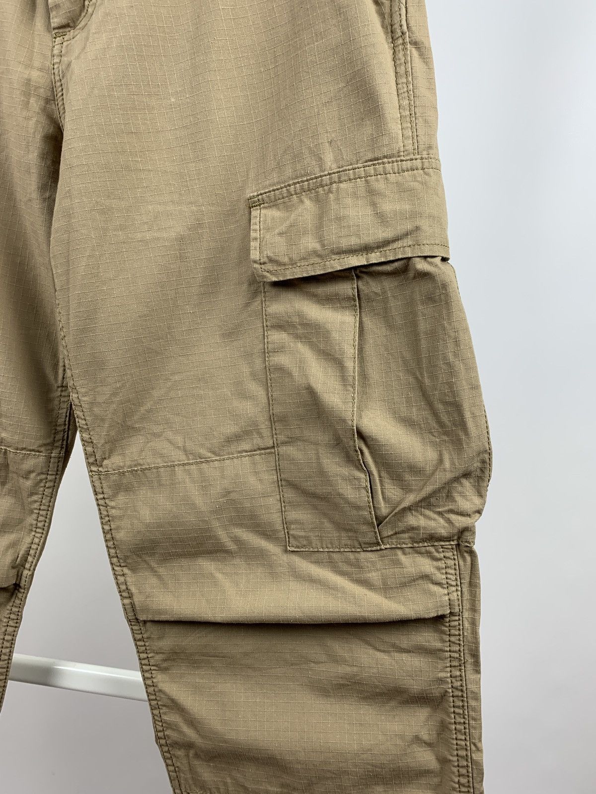 Carhartt Vintage Carhartt WIP Beige Regular Cargo Pants Travis Style Size US 33 - 9 Thumbnail