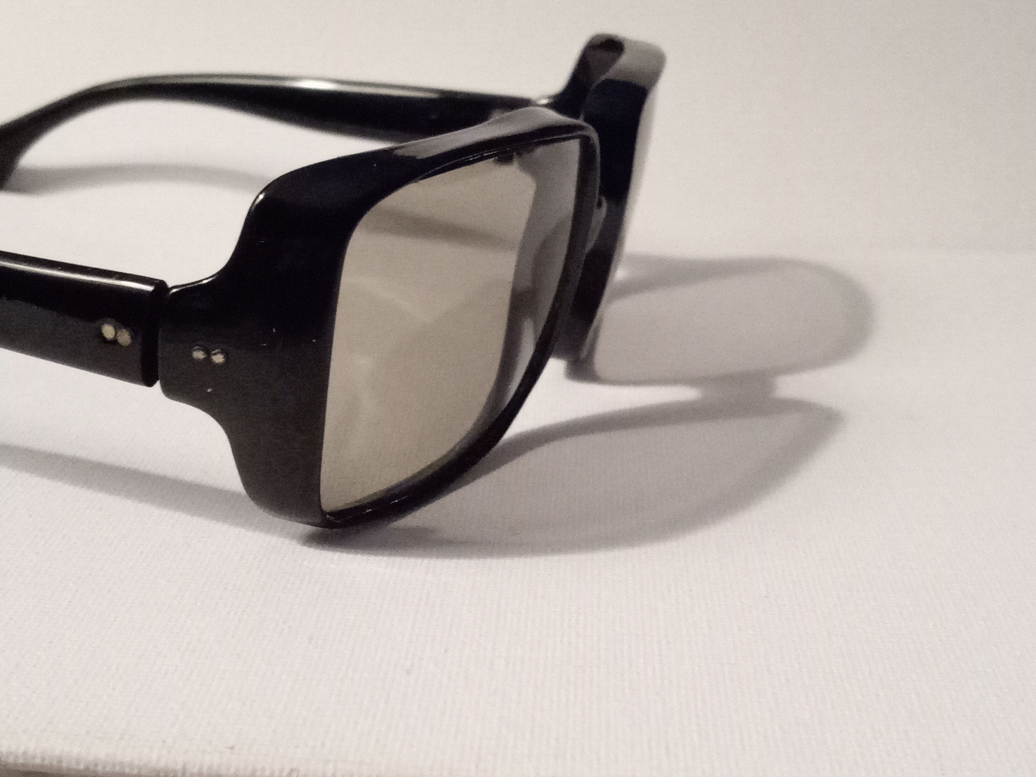 Vintage New Rare Vintage Early Japan Black Sunglasses NOS JAPAN Size ONE SIZE - 3 Thumbnail