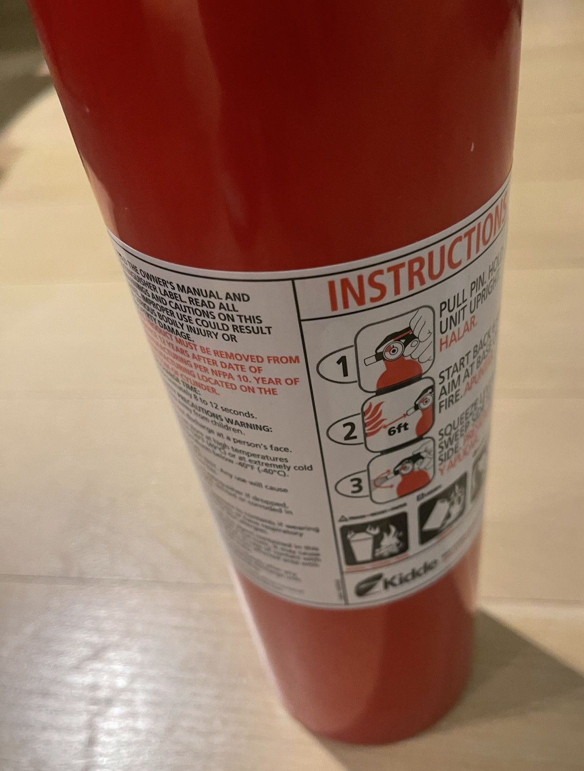 Supreme DS SS15 Supreme x Kidde fire extinguisher Box Logo Size ONE SIZE - 2 Thumbnail