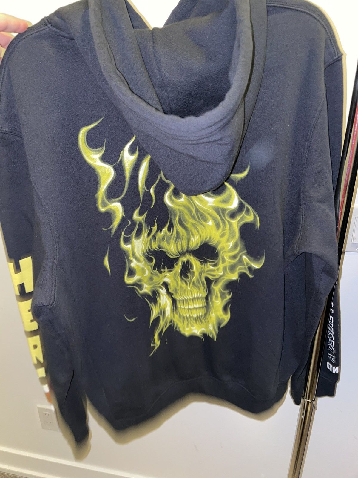 Black Skull Hoodie
