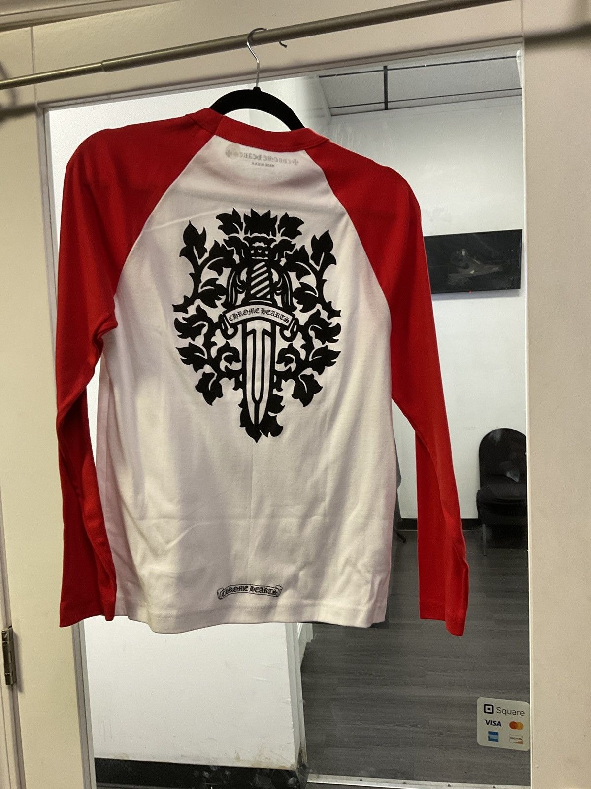 Chrome Hearts Chrome Hearts Baseball Raglan Long Sleeve T-Shirt