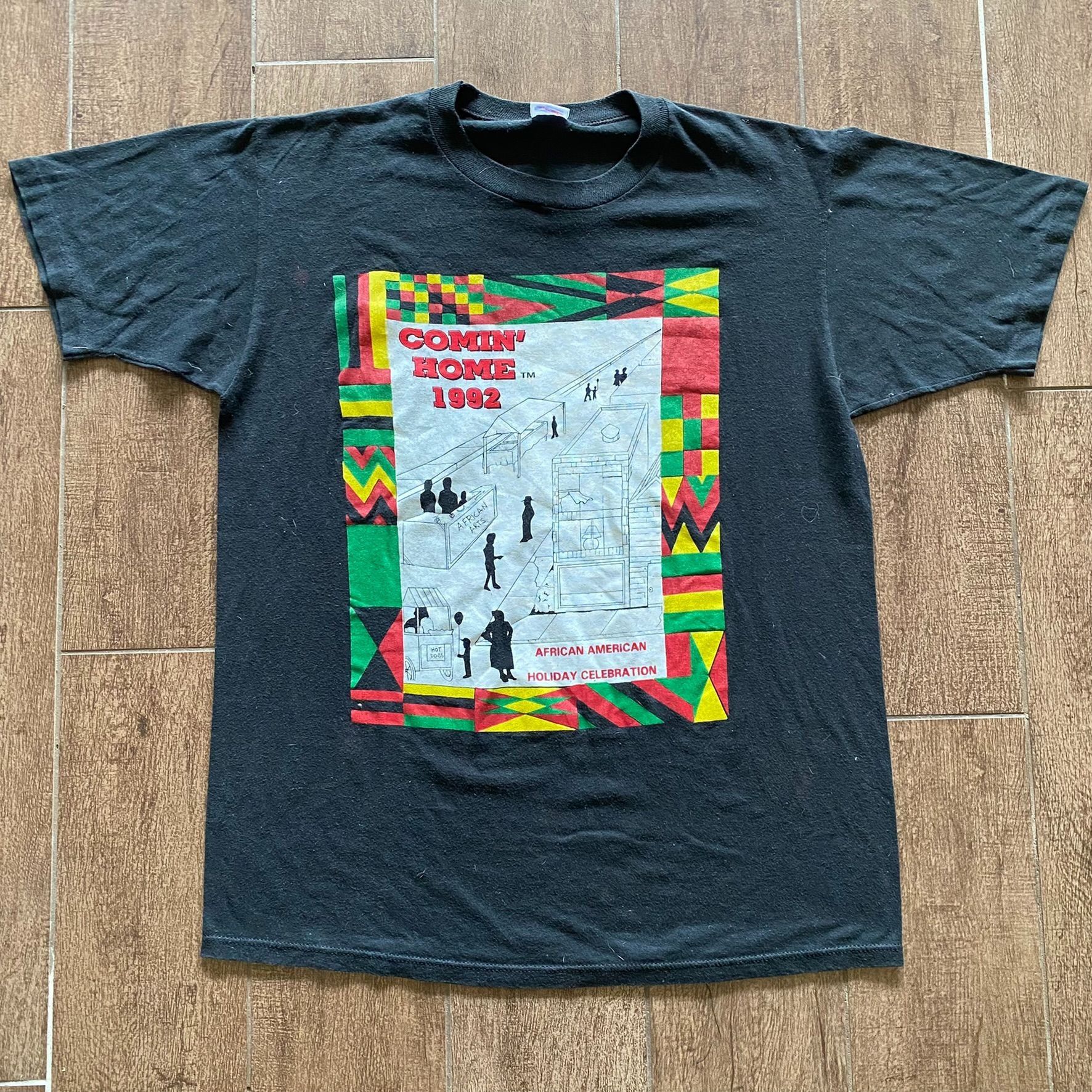 Jerzees African American Celebration Vintage T-Shirt Size US L / EU 52-54 / 3 - 1 Thumbnail