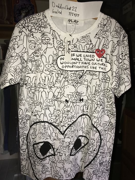 Comme des garcons 2025 t shirt grailed