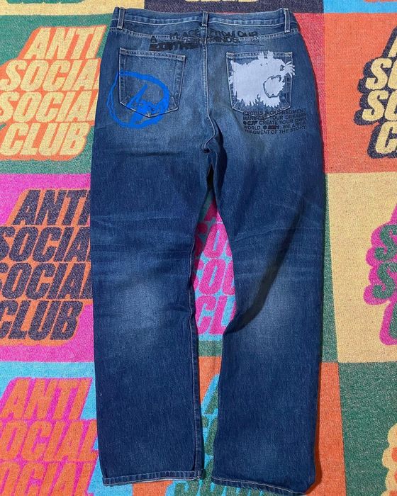 Travis Scott Cactus Jack x Fragment Denim Jeans (Final drop) | Grailed