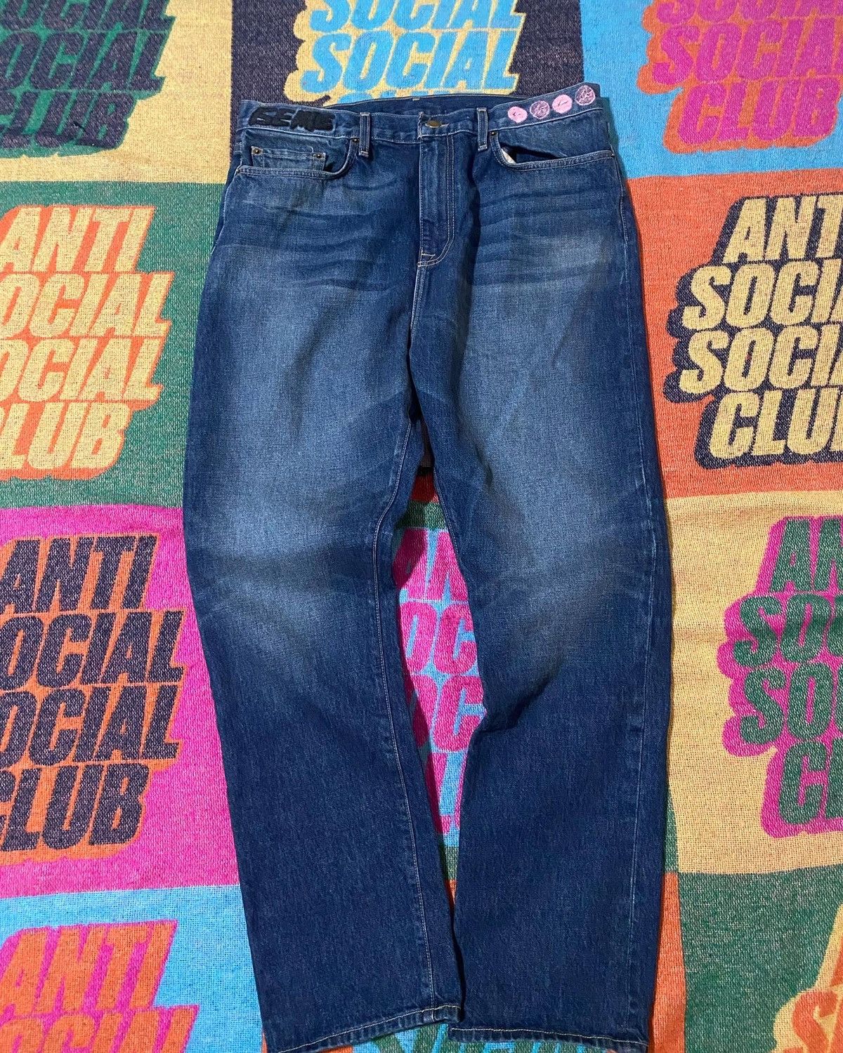 Travis Scott Cactus Jack x Fragment Denim Jeans (Final drop) | Grailed