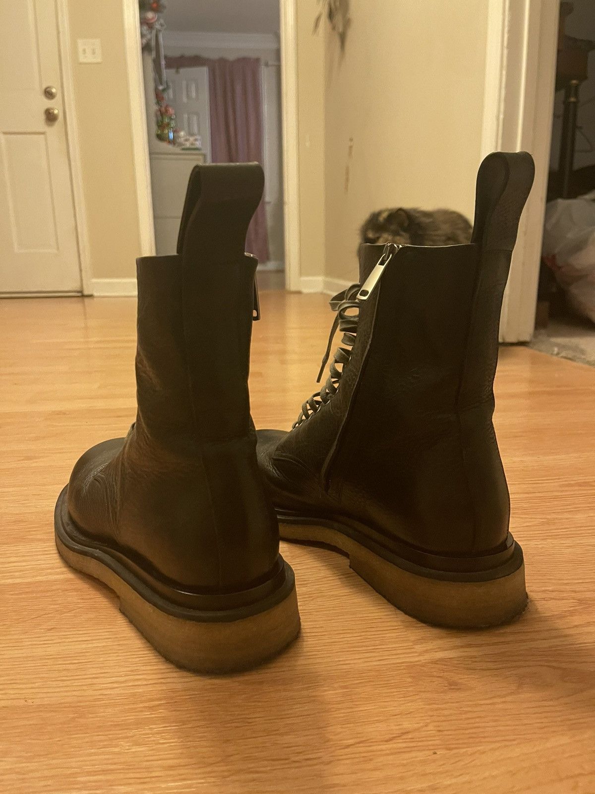 Bottega Veneta Crepe Sole Lug Boots Size US 9.5 / EU 42-43 - 5 Thumbnail
