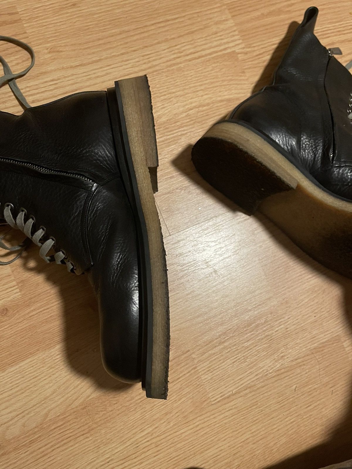 Bottega Veneta Crepe Sole Lug Boots Size US 9.5 / EU 42-43 - 8 Thumbnail