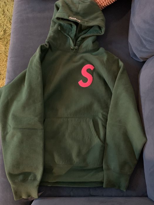 Supreme s hotsell logo hoodie fw19