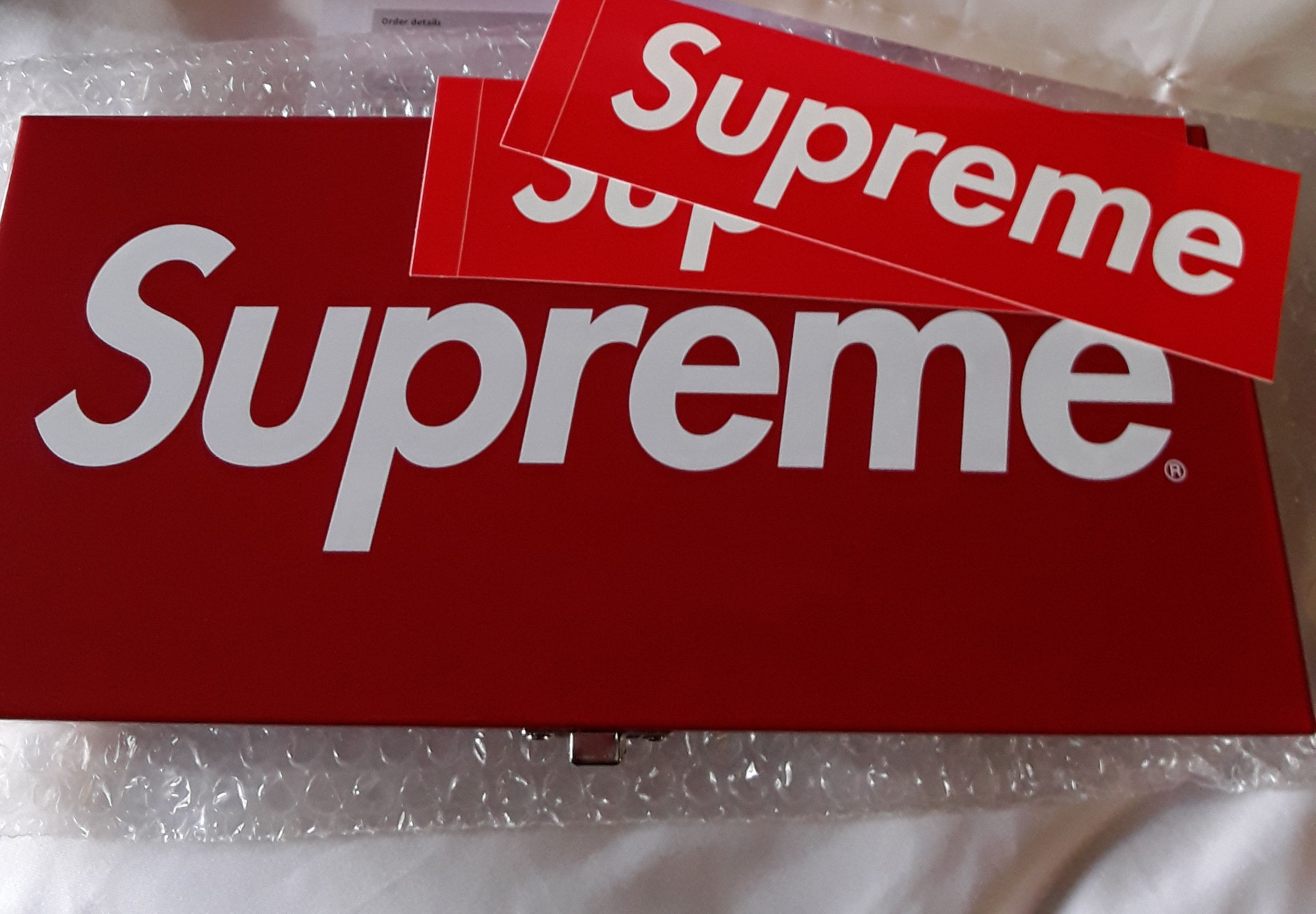 Supreme Large metal box Grailed