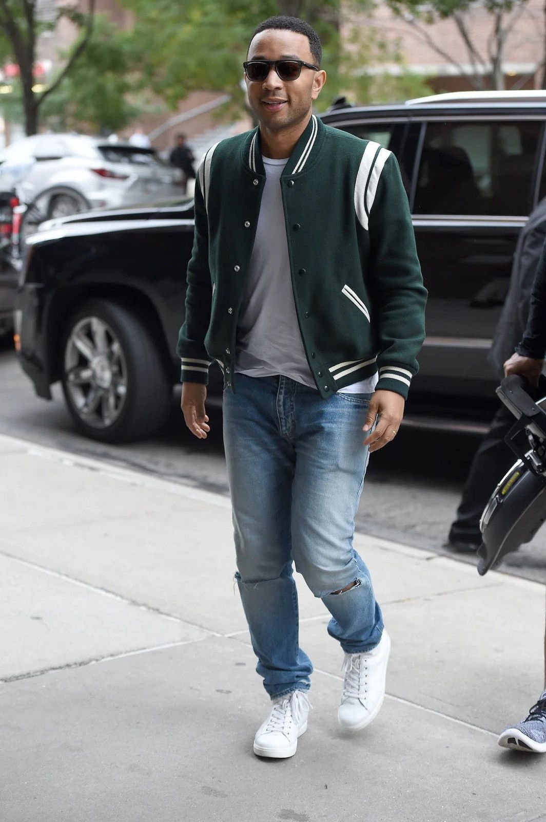 Saint Laurent Paris Super rare Green Wool Teddy Jacket Grailed
