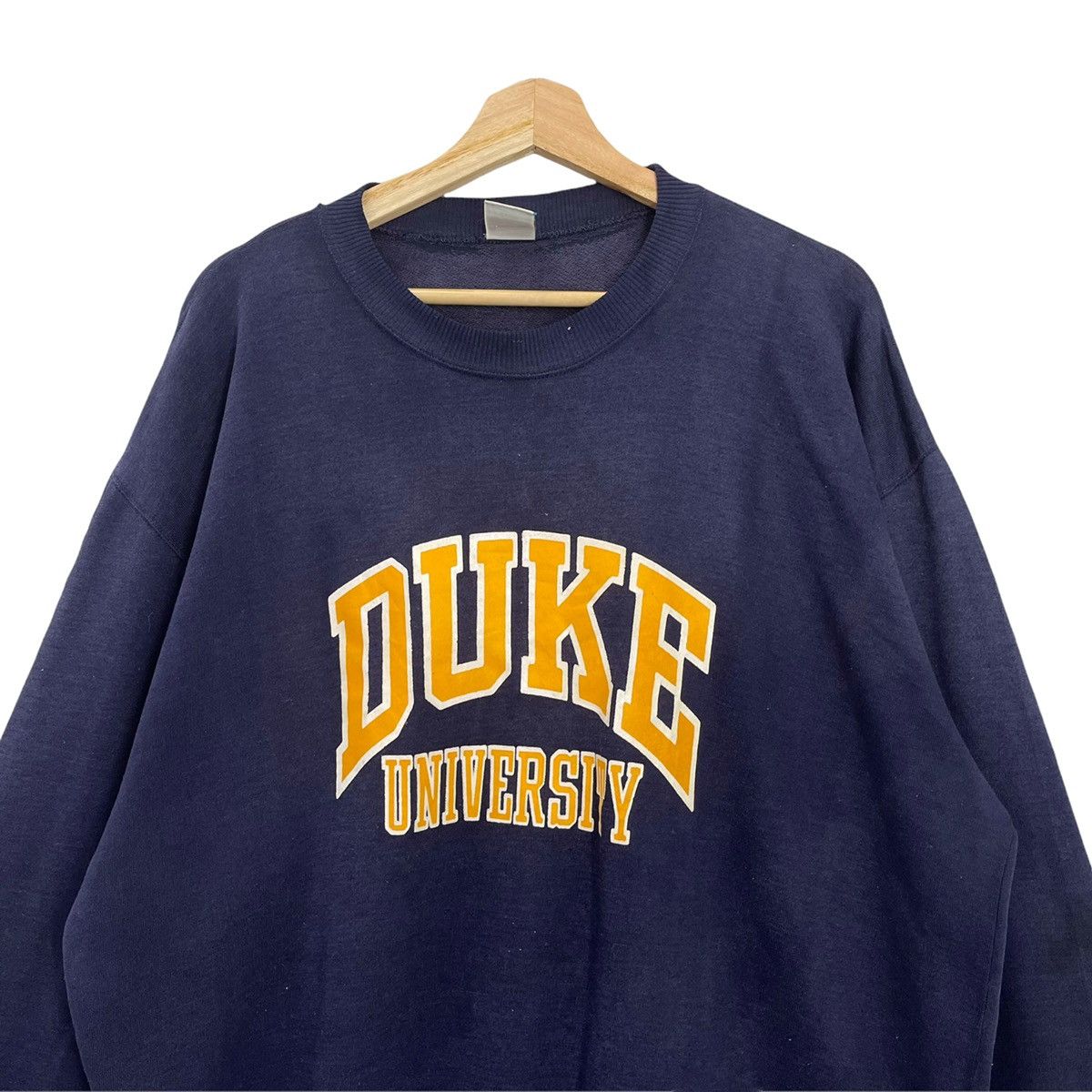 Vintage Vintage 90s Duke University Crewneck Sweatshirt Size L Size US M / EU 48-50 / 2 - 4 Thumbnail