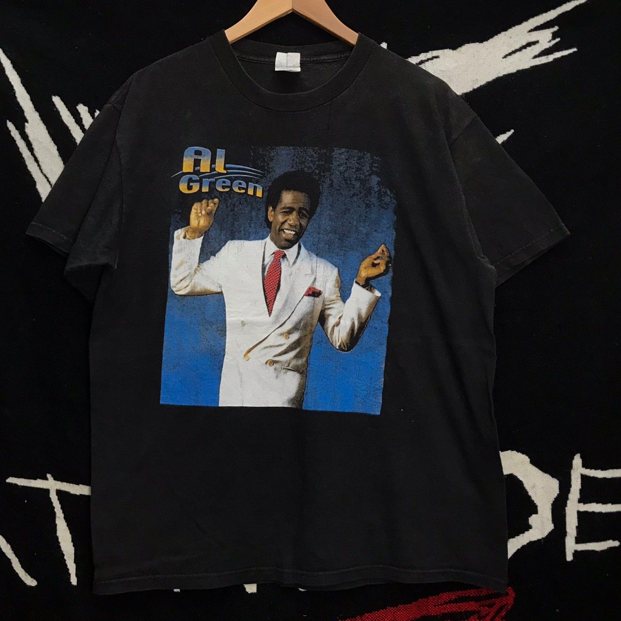 AL Green US Tour Vintage 00s Soul Singer Band Shirt L