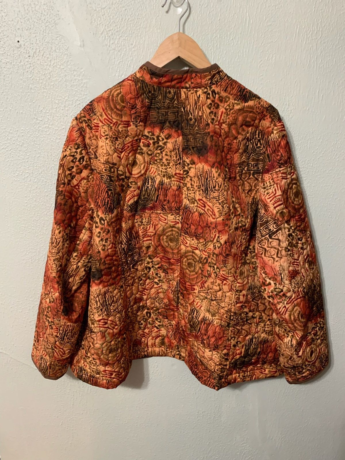 Vintage Vintage Sunburst Scales Knit Cardigan Size US XXL / EU 58 / 5 - 3 Thumbnail