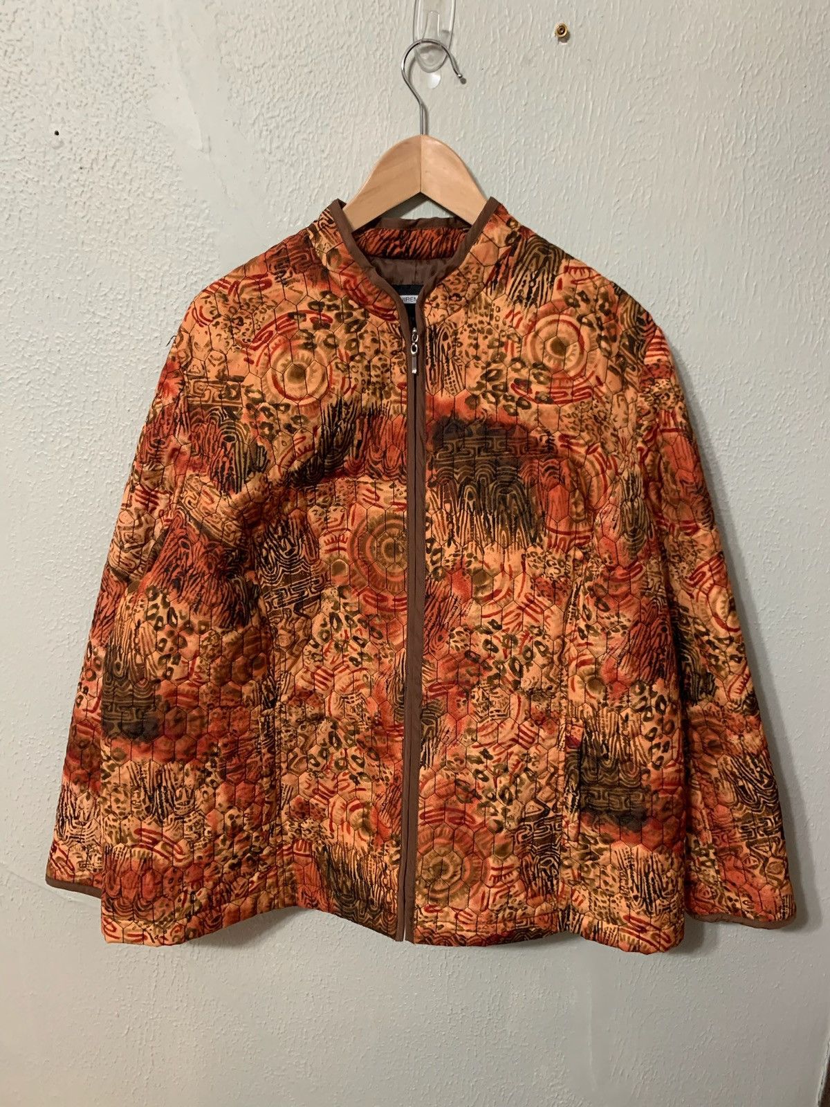 Vintage Vintage Sunburst Scales Knit Cardigan Size US XXL / EU 58 / 5 - 1 Thumbnail