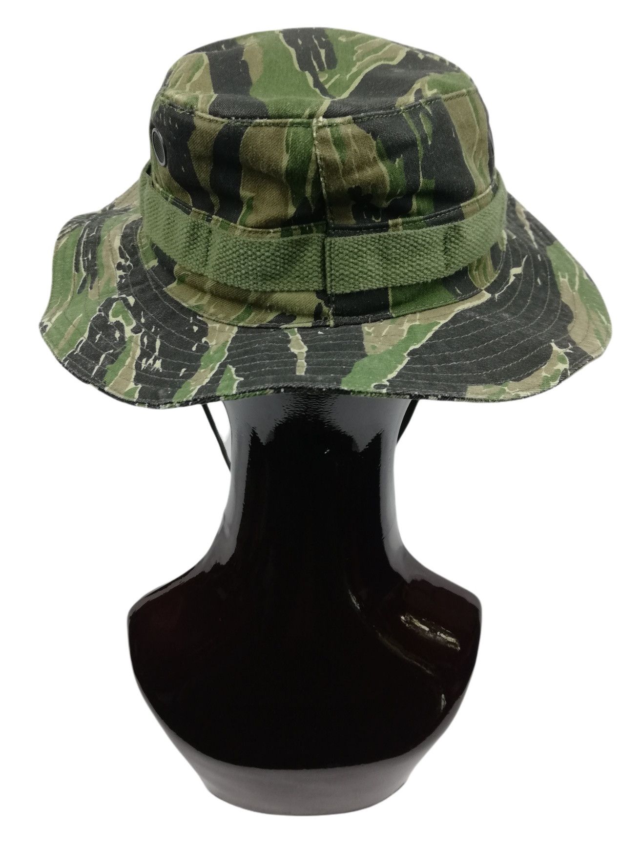 Other 🔥Tiger Stripe Camouflage Military Wide Brim Bucket Hat Size ONE SIZE - 5 Thumbnail
