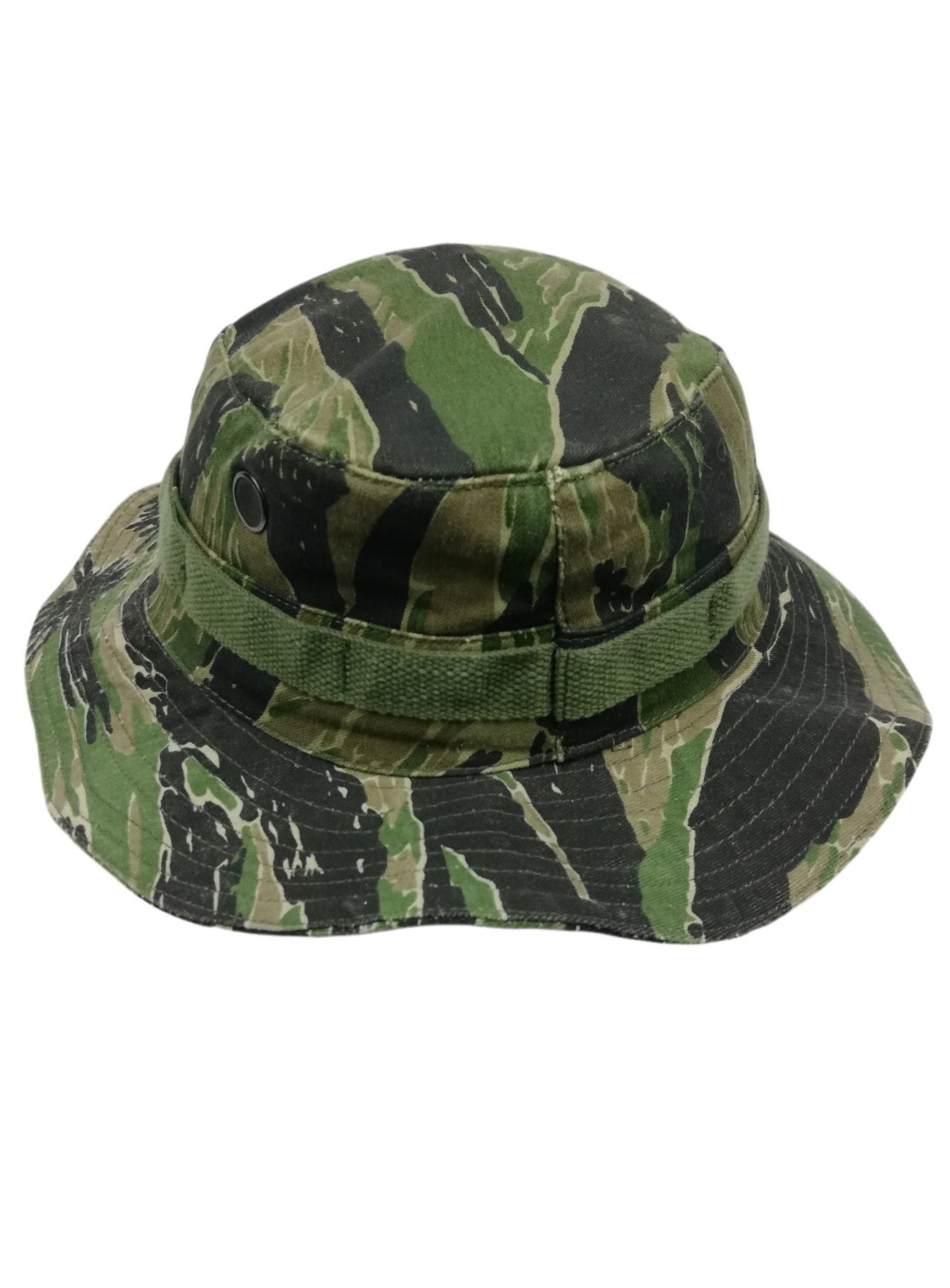 Other 🔥Tiger Stripe Camouflage Military Wide Brim Bucket Hat Size ONE SIZE - 14 Thumbnail