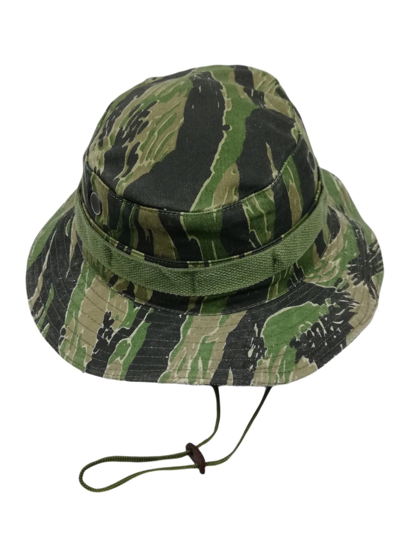 Other 🔥Tiger Stripe Camouflage Military Wide Brim Bucket Hat Size ONE SIZE - 10 Thumbnail