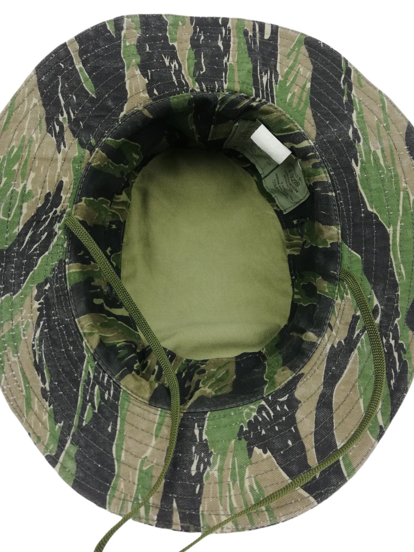 Other 🔥Tiger Stripe Camouflage Military Wide Brim Bucket Hat Size ONE SIZE - 16 Thumbnail