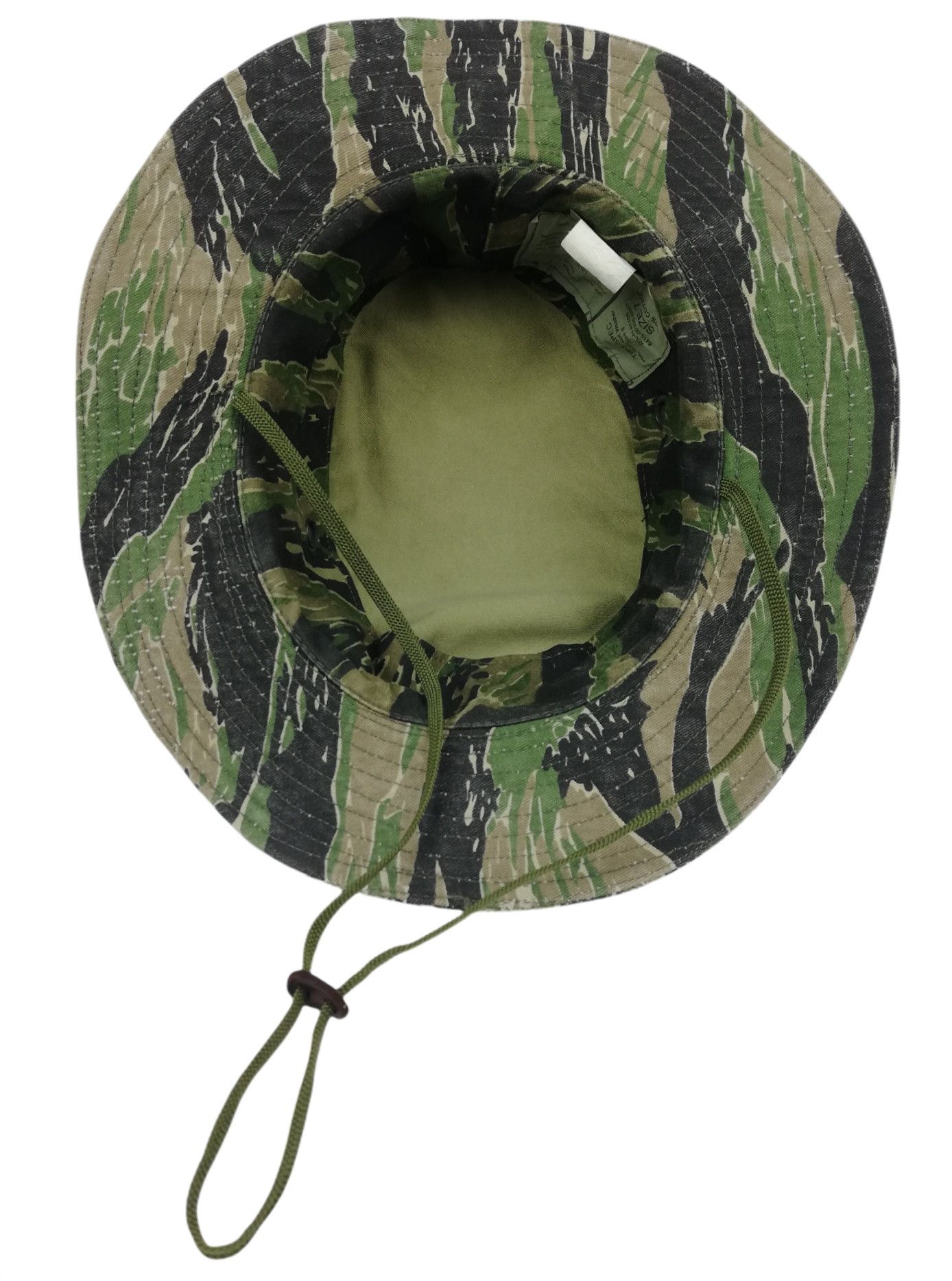 Other 🔥Tiger Stripe Camouflage Military Wide Brim Bucket Hat Size ONE SIZE - 15 Thumbnail