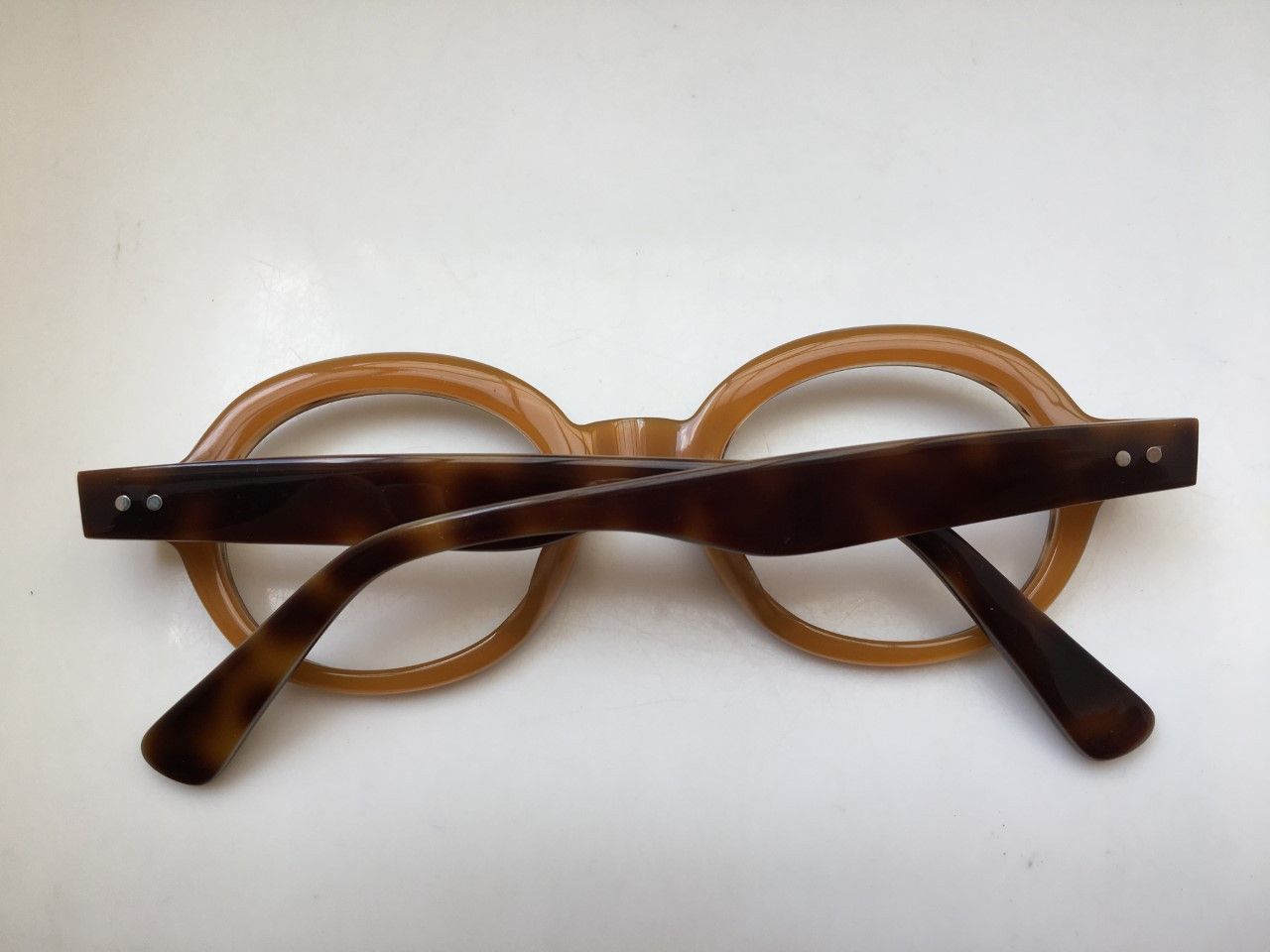 Vintage MOD AVANT GARDE REXE ROUND TORTOISE PREPPY EYEGLASSES Size ONE SIZE - 7 Thumbnail