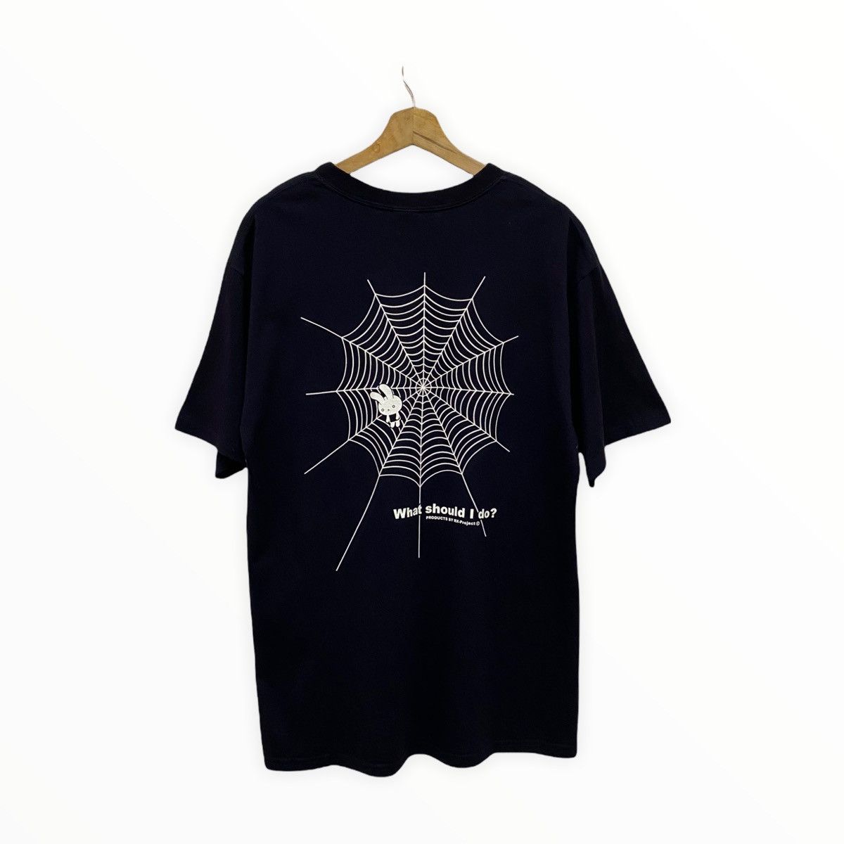 VINTAGE RX-PROJECT SPIDERWEB BACK PRINT TEE