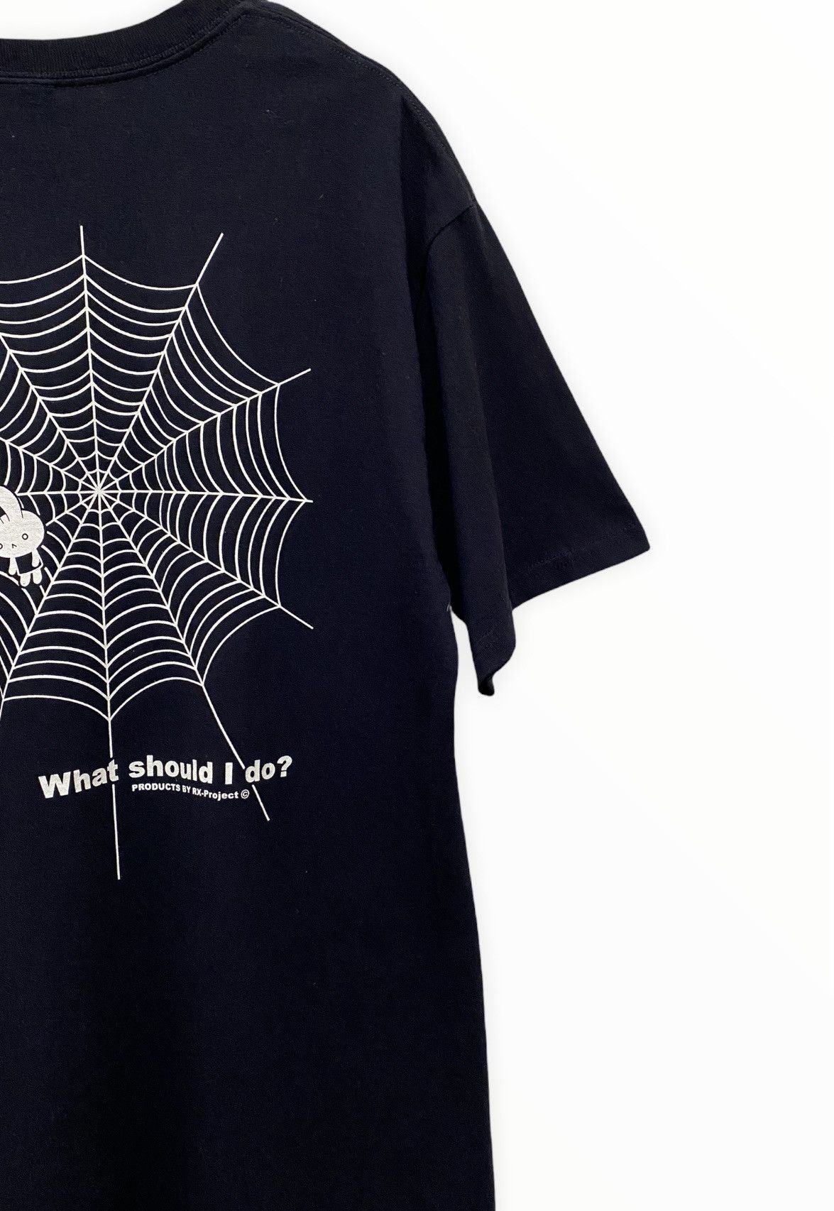 Japanese Brand VINTAGE RX-PROJECT SPIDERWEB BACK PRINT TEE Size US S / EU 44-46 / 1 - 4 Thumbnail