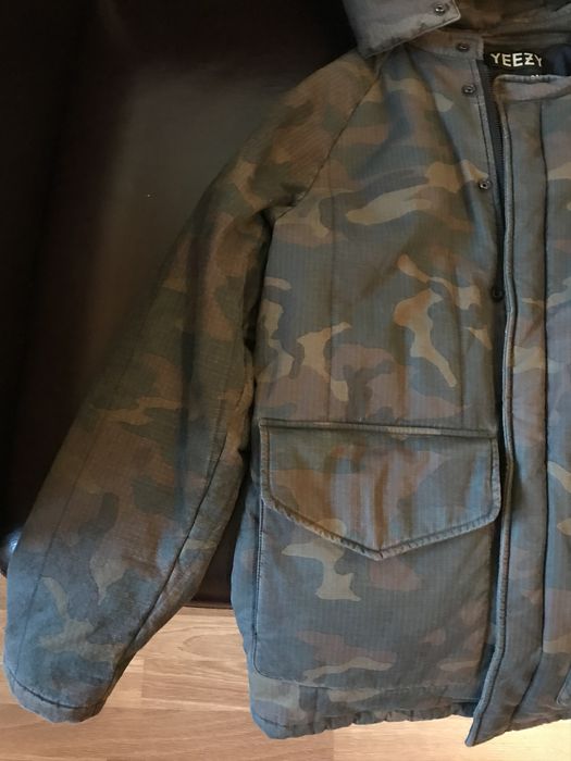 Yeezy Season Season 1 quilted camo parka jacket | Grailed