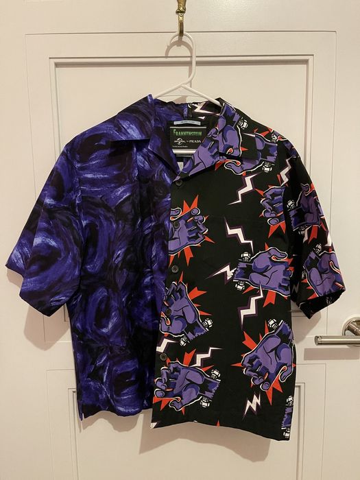 Prada Prada Frankenstein bowling shirt Grailed