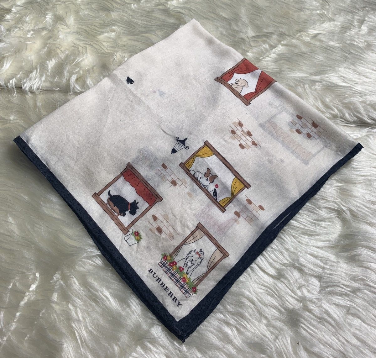 Burberry Vintage Burberry Handkerchief / Bandana / Neckerchief Size ONE SIZE - 2 Thumbnail