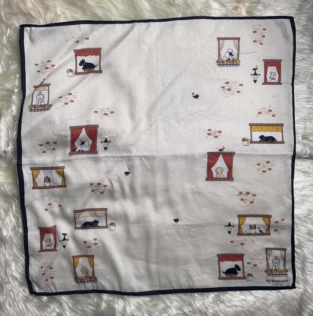 Burberry Vintage Burberry Handkerchief / Bandana / Neckerchief Size ONE SIZE - 3 Thumbnail