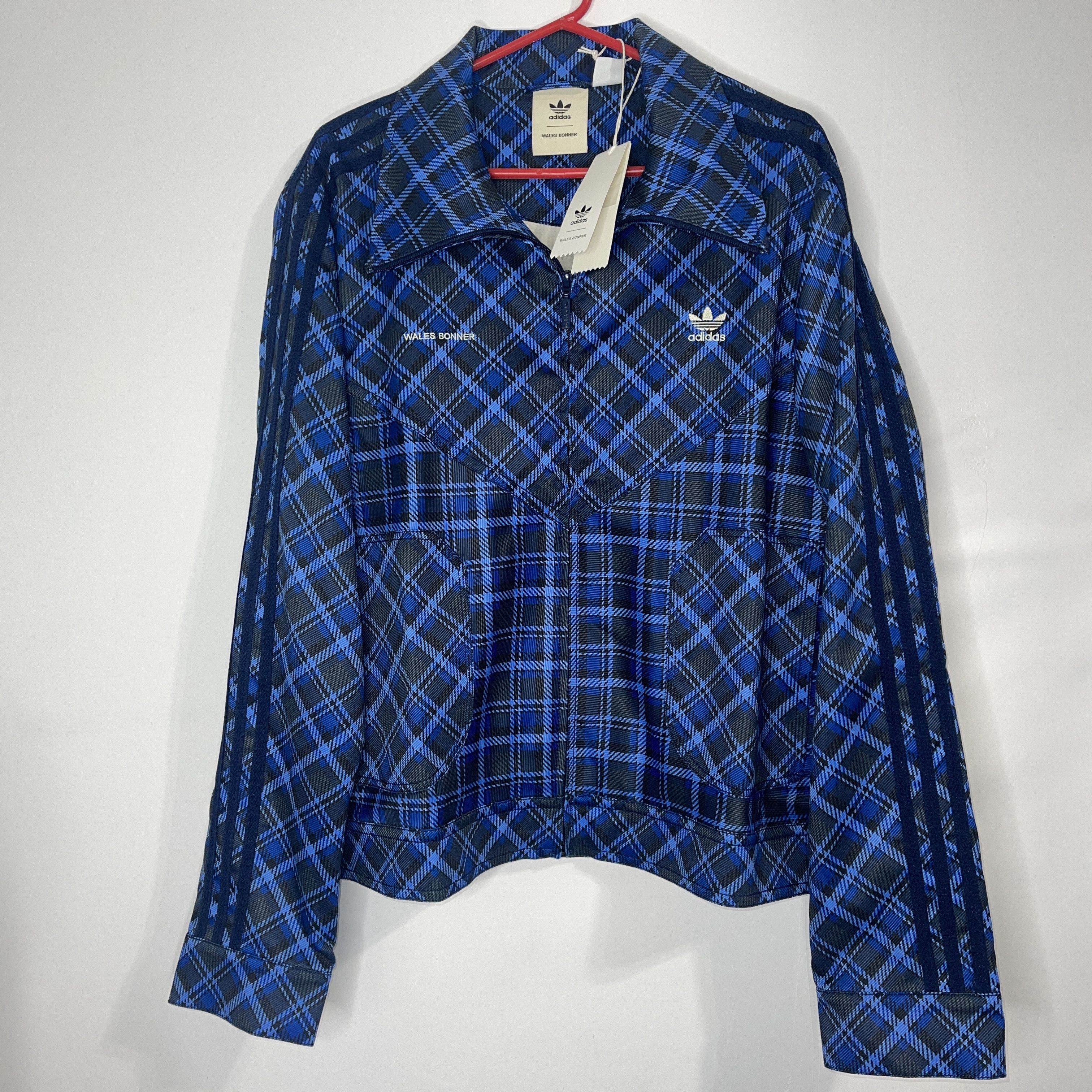 adidas Wales Bonner Tartan Track Top - Blue