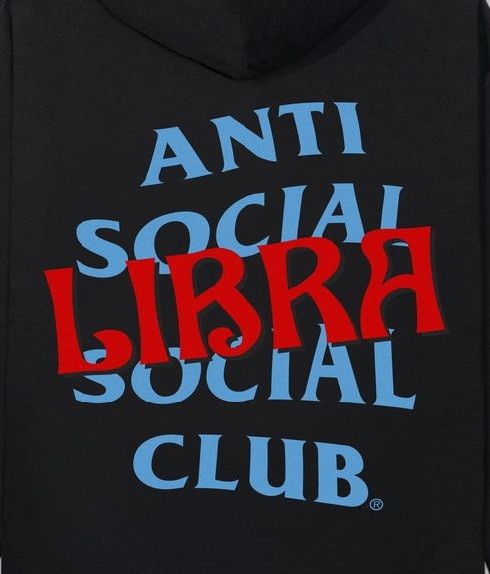 Anti Social Social Club DS ASSC Libra Black Hoodie Bape Kith FTP FOG CDG VLONE OOTD Size US XL / EU 56 / 4 - 3 Thumbnail