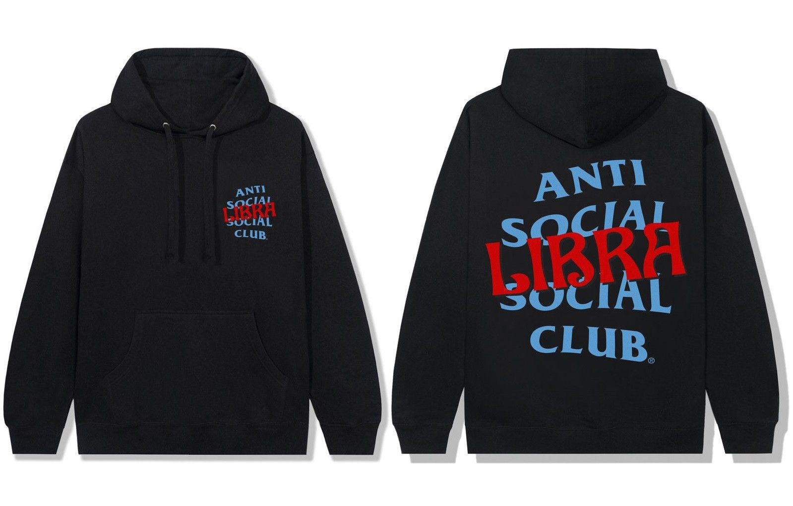 Anti Social Social Club DS ASSC Libra Black Hoodie Bape Kith FTP FOG CDG VLONE OOTD Size US XL / EU 56 / 4 - 6 Thumbnail