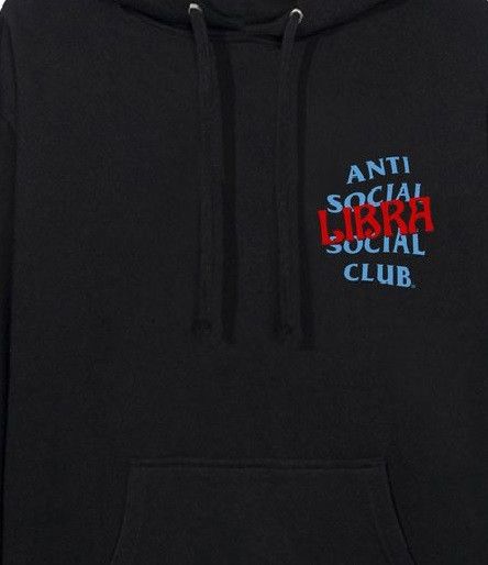 Anti Social Social Club DS ASSC Libra Black Hoodie Bape Kith FTP FOG CDG VLONE OOTD Size US XL / EU 56 / 4 - 5 Thumbnail